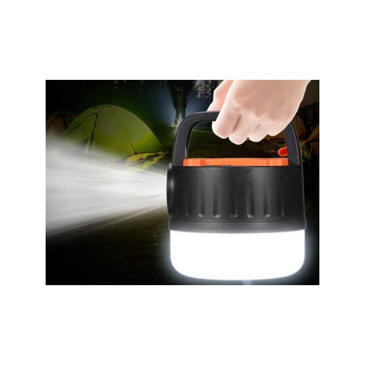 Túrázó lámpa, újratölthető LED USB, akasztóval