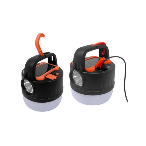 Túrázó lámpa, újratölthető LED USB, akasztóval