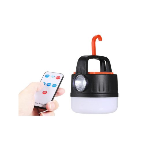 Túrázó lámpa, újratölthető LED USB, akasztóval