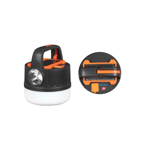 Túrázó lámpa, újratölthető LED USB, akasztóval