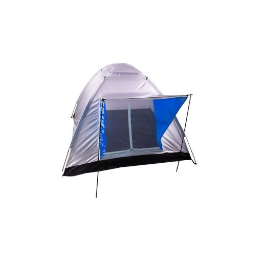 Túrista sátor kempingezéshez 4 személyes - könnyűszerkezetes, könnyen összeszerelhető, praktikus és strapabíró.