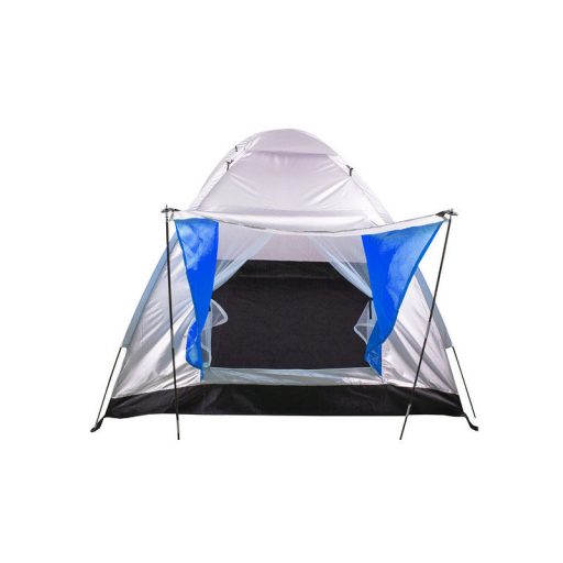 Túrista sátor kempingezéshez 4 személyes - könnyűszerkezetes, könnyen összeszerelhető, praktikus és strapabíró.