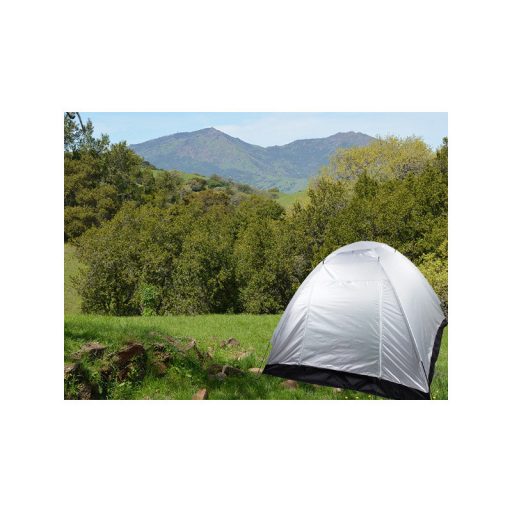 Túrista sátor kempingezéshez 4 személyes - könnyűszerkezetes, könnyen összeszerelhető, praktikus és strapabíró.