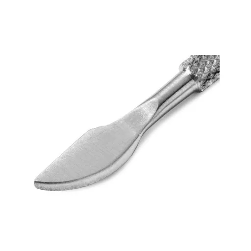 Nemesacél körömápoló spatula és kaparó hibrid körömápoláshoz