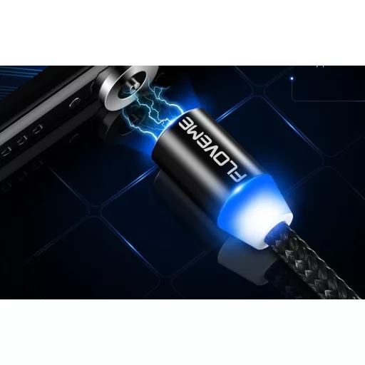 Mágneses, 1 méteres világító lightning kábel