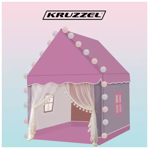 Gyermek sátor - rózsaszín Kruzzel 22653