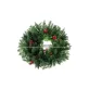   Karácsonyi díszajtókoszorú díszítő ornamentális 60cm vastag XXL