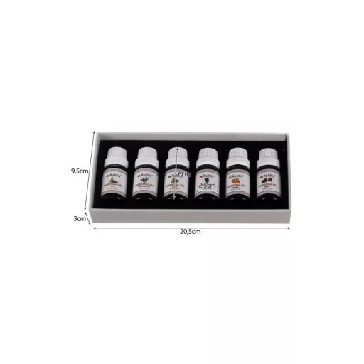 Illóolaj - 6 darabos készlet 10ml Ruhhy 21939