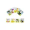 Állatos, 9 darabos fa puzzle gyerekeknek (4db)