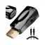 HDMI-VGA átalakító adapter hanggal és mini jack csatlakozóval