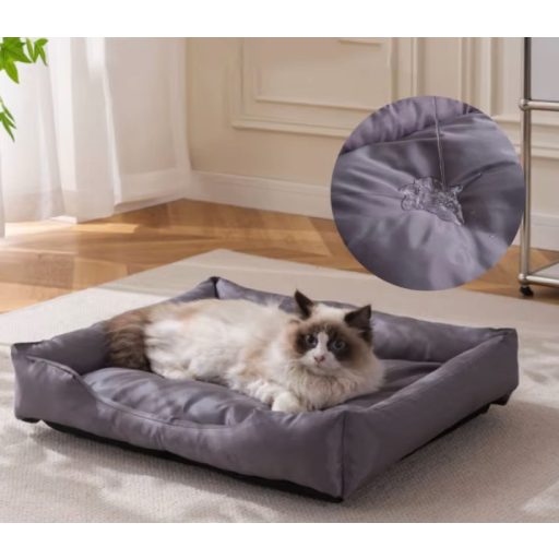 Szürke kutya és macskaágy