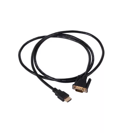 HDMI kábel arany csatlakozóval, Full HD D-sub kábellel