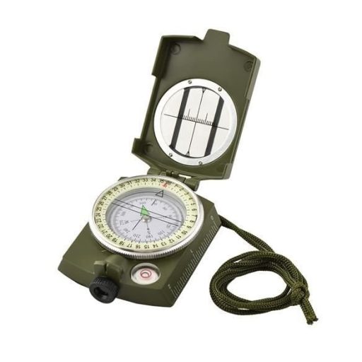 Katonai iránytű, tokkal és akasztóval