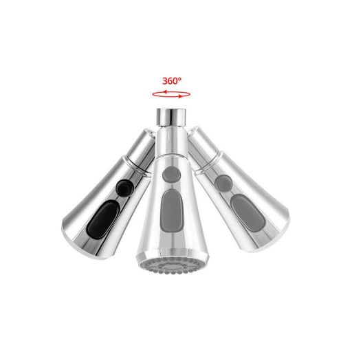 3 az 1-ben konyhai adapter perlator, csaptelep