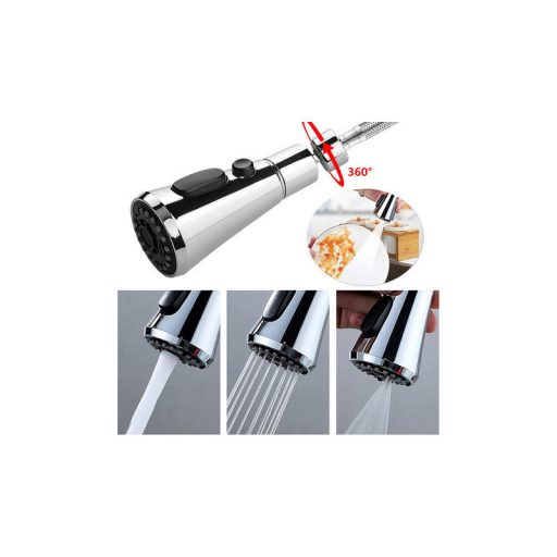 3 az 1-ben konyhai adapter perlator, csaptelep