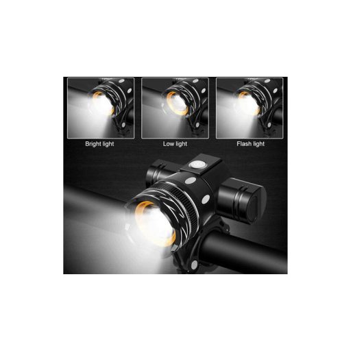 Kerékpár lámpa LED T6 szett elölre és hátulra