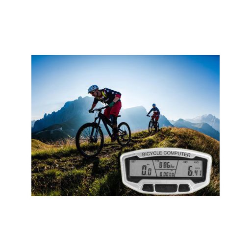 Vízálló LCD kerékpár számláló 28 funkcióval