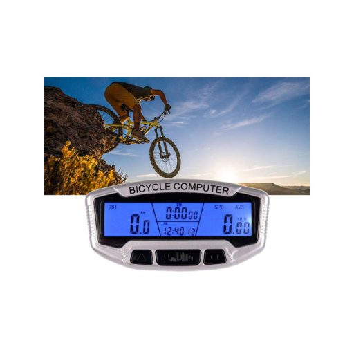 Vízálló LCD kerékpár számláló 28 funkcióval