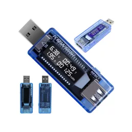   USB töltőáram mérő és feszültségmérő - digitális voltmérő és ampermérő