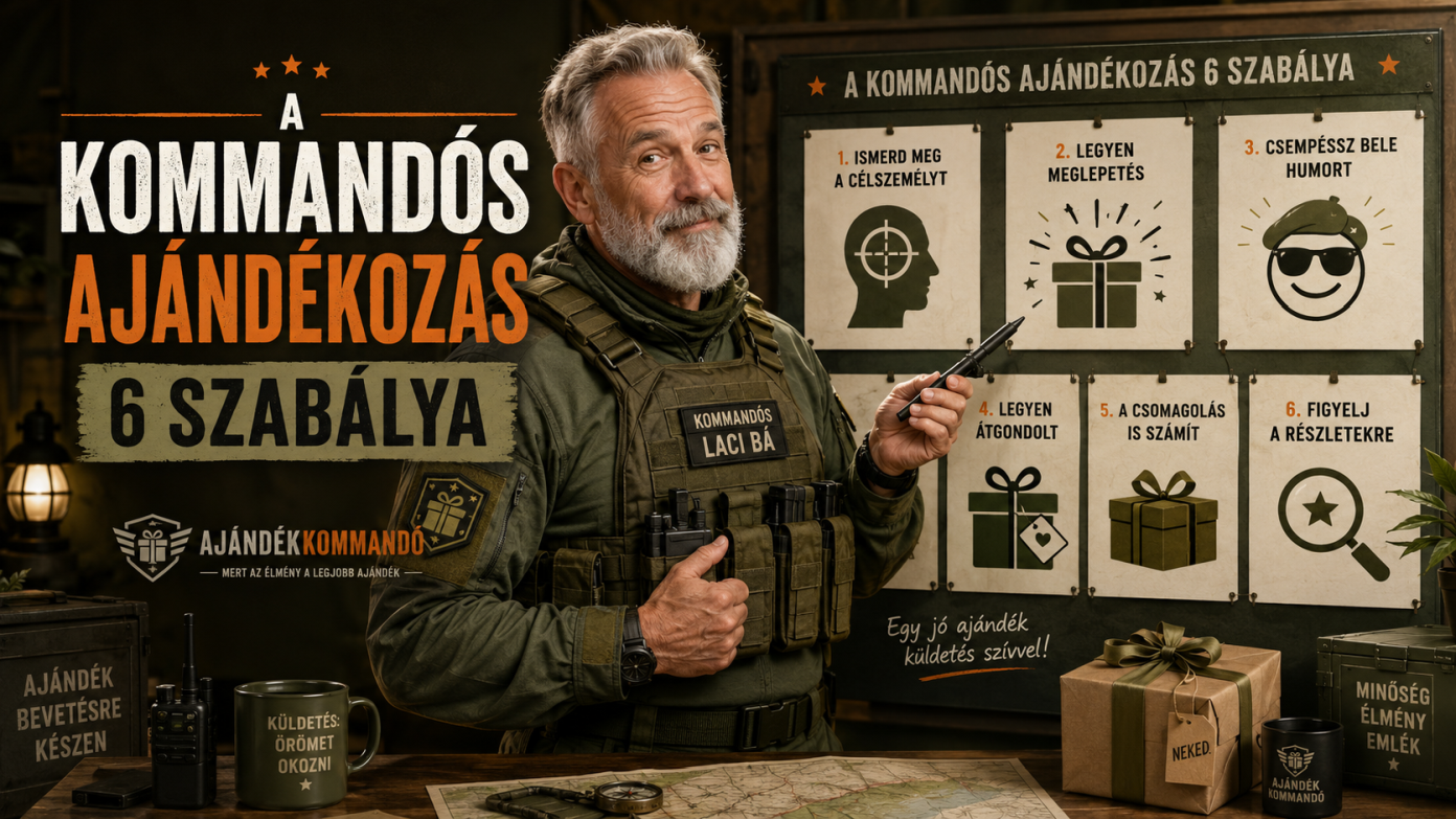 A Kommandós Ajándékozás 6 Szabálya – Ne csináld úgy, mint egy civil!