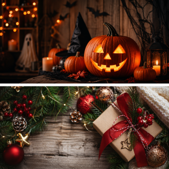 Szezonális ajándékriadó: Halloween, karácsony és ünnepi dekorötletek egy helyen